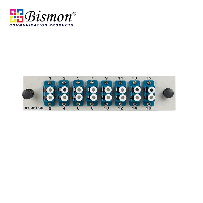16 LC Snap-in adapter Plate Single-mode Full set